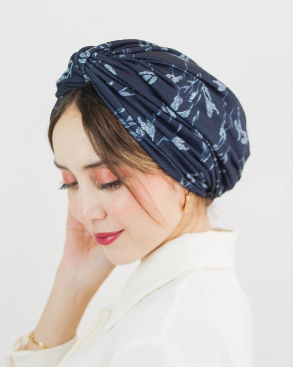 bleu marine floral – Image 2